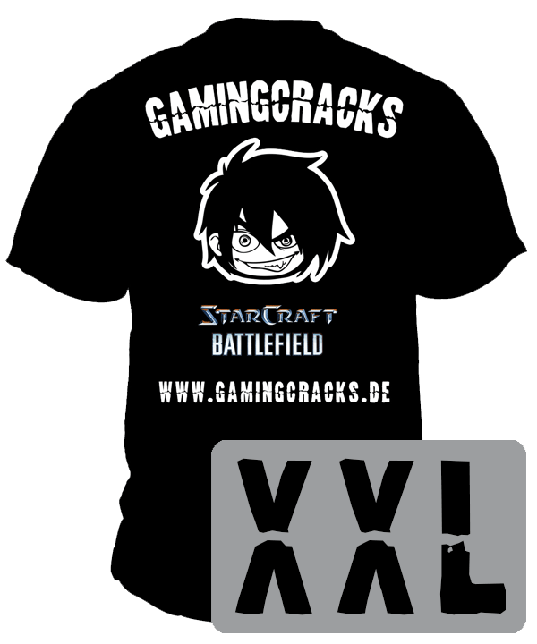 GamingCracks Shirt - Größe: XXL